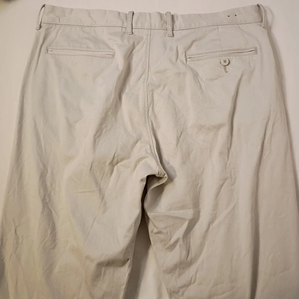 J. Crew Pants Mens 34/32 (36/26) Beige 770 Straight Stretch‎ Casual Chino Preppy